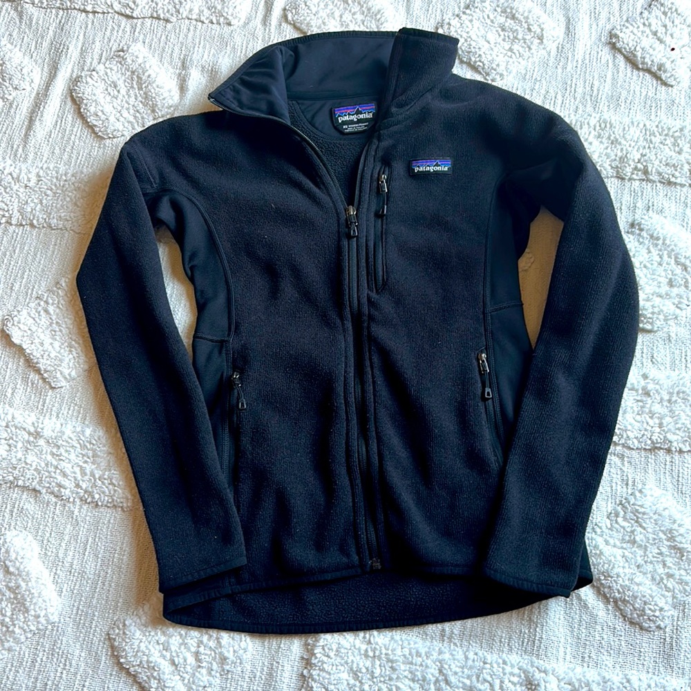 Patagonia Black Zippered Hoodie